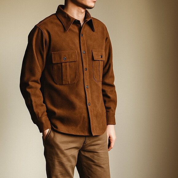 TENDERLOIN T-Moleskin Shirt Jacket - Made in Japan - Picture 1 of 5